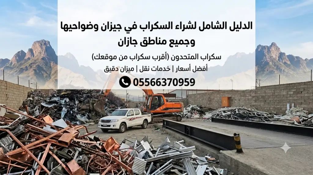 الدليل الشامل لشراء السكراب في جازان وجيزان - سكراب المتحدون